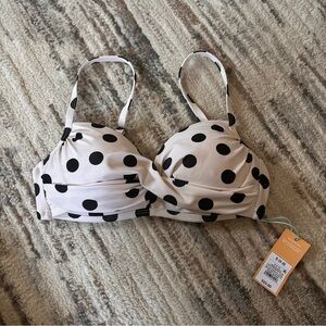 Polka Dot Bikini Top